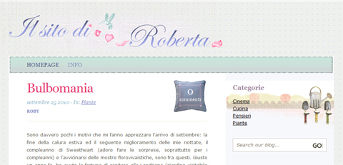 Ricette per crostate, il sito di roberta.