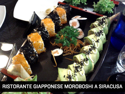 Ristorante giapponese Sushi Moroboshi a Siracusa, sushi e sashimi