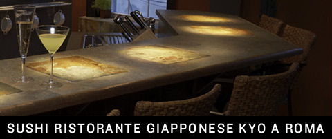 Ristorante giapponese a Roma Kyo, per sushi e sashimi